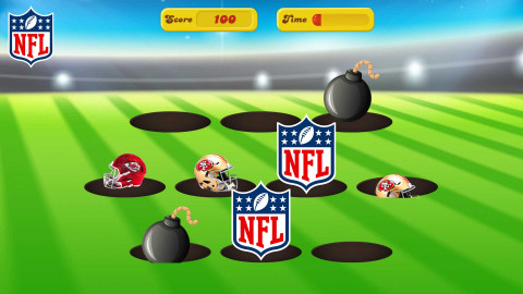 NFL Theme Whack a Mole
