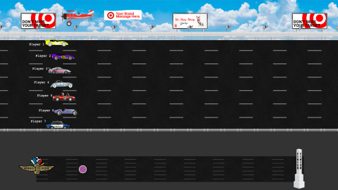 AUTO RACE THEME - CLICK IMAGE TO DEMO FULL SCREEN