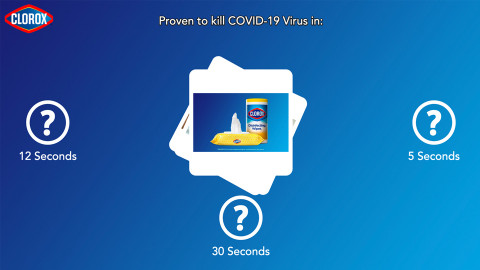 CLOROX WIPES - CLICK IMAGE TO DEMO FULL SCREEN