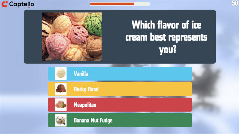 AUDIENCE POLL - CLICK TO DEMO FULL SCREEN