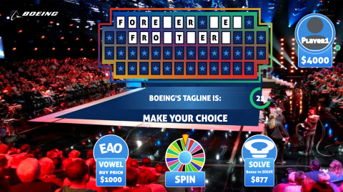 BOEING WHEEL OF RICHES - CLICK IMAGE TO DEMO FULL SCREEN
