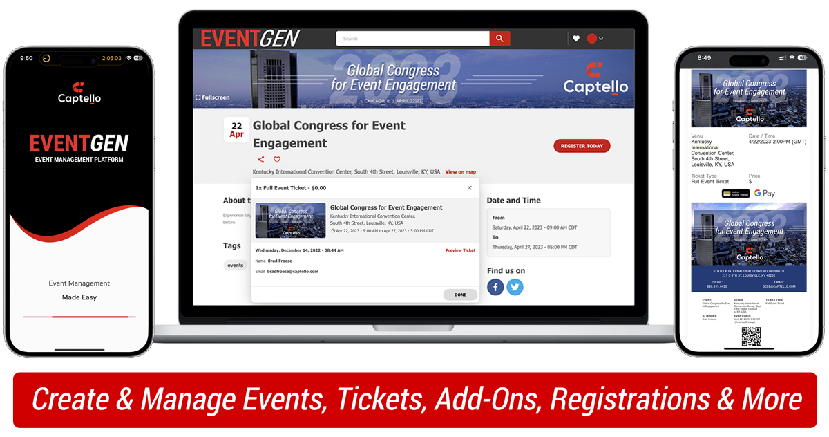 EventGen - comprehensive event management platform for event organizers.