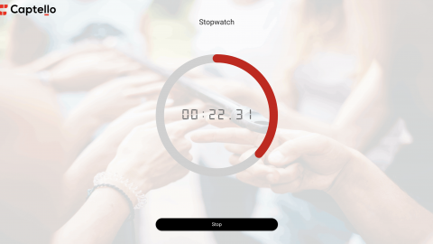 CAPTELLO STOPWATCH - CLICK IMAGE TO DEMO FULL SCREEN